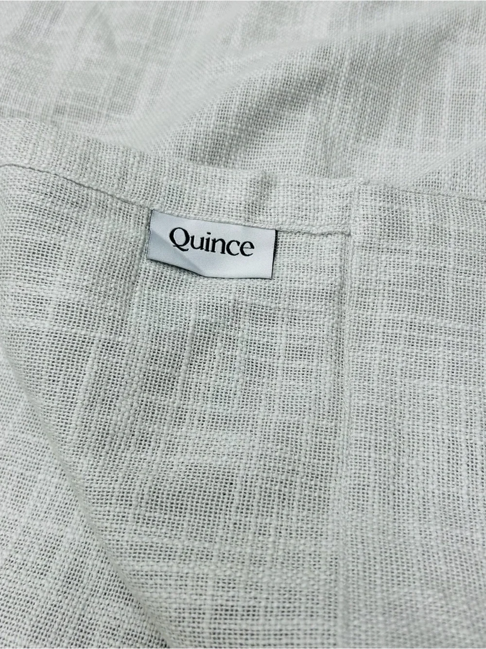 QUINCE Set Of 2 48x108 Cotton Sheer Curtains Cloud 0755
